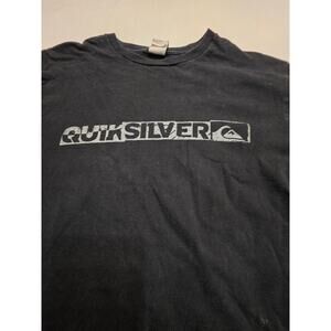 Quicksilver Men's Short Sleeve Black Size Medium T-Shirt